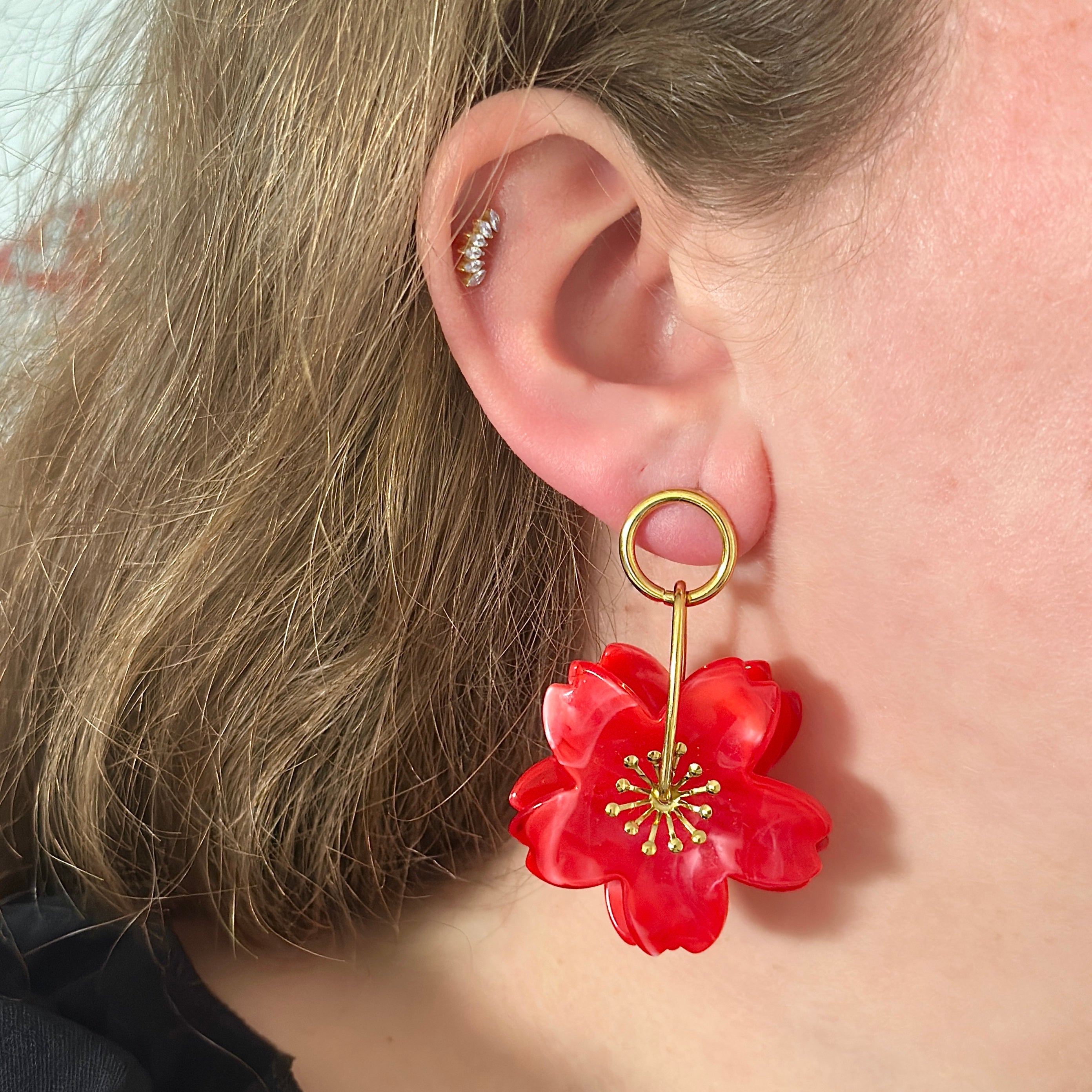 Boucles d’oreilles FLORE