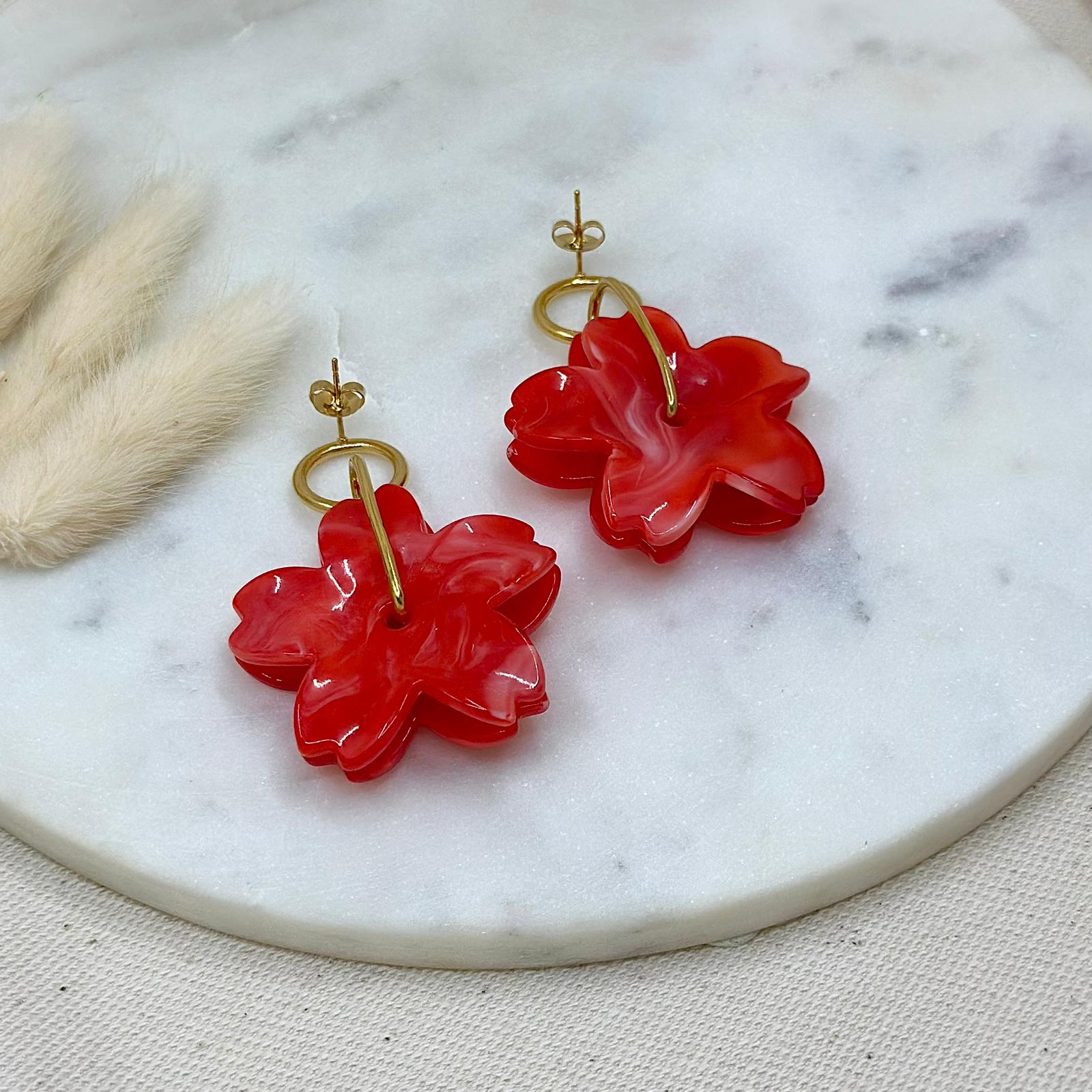 Boucles d’oreilles FLORE