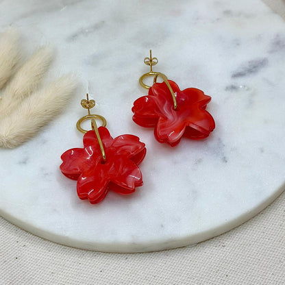 Boucles d’oreilles FLORE