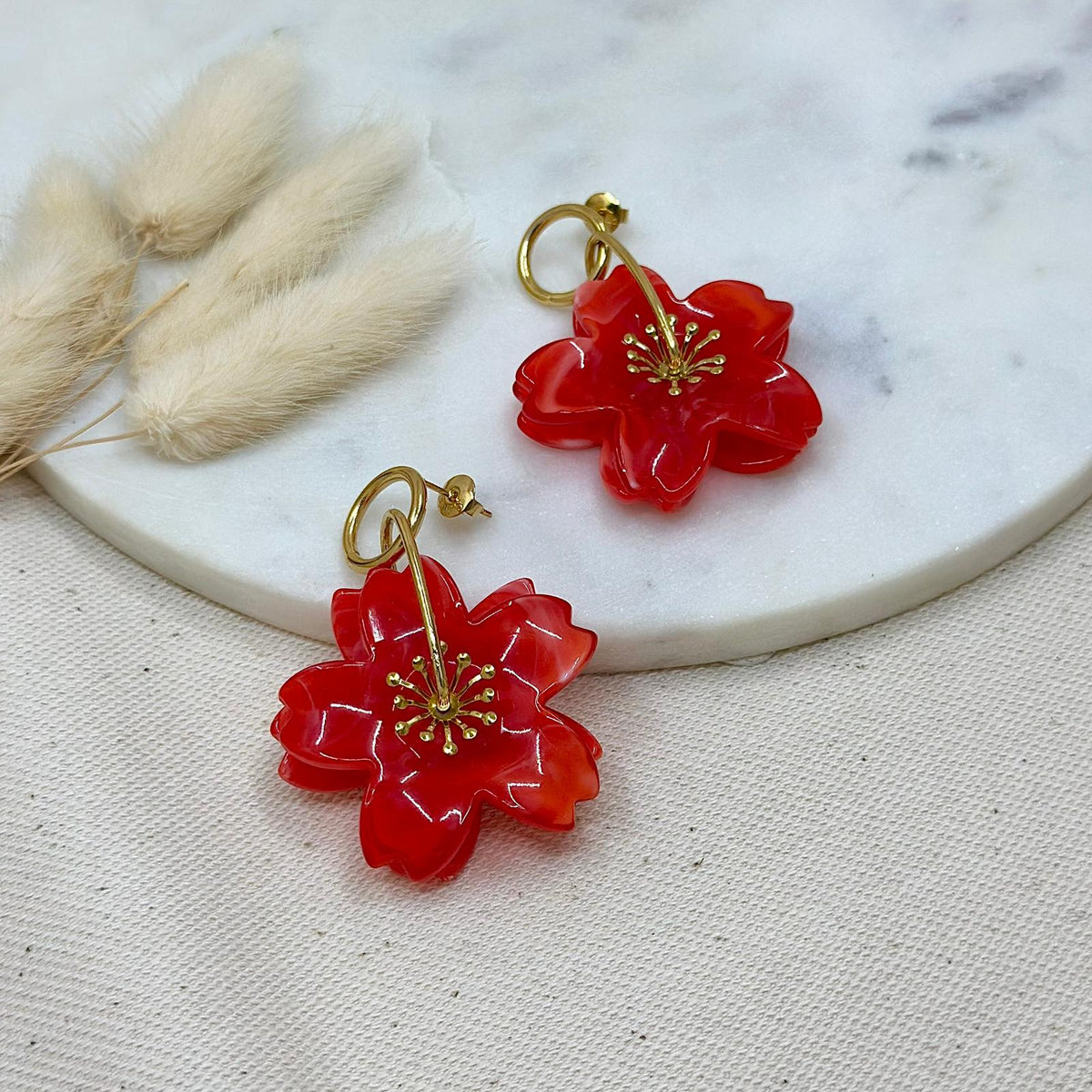 Boucles d’oreilles FLORE