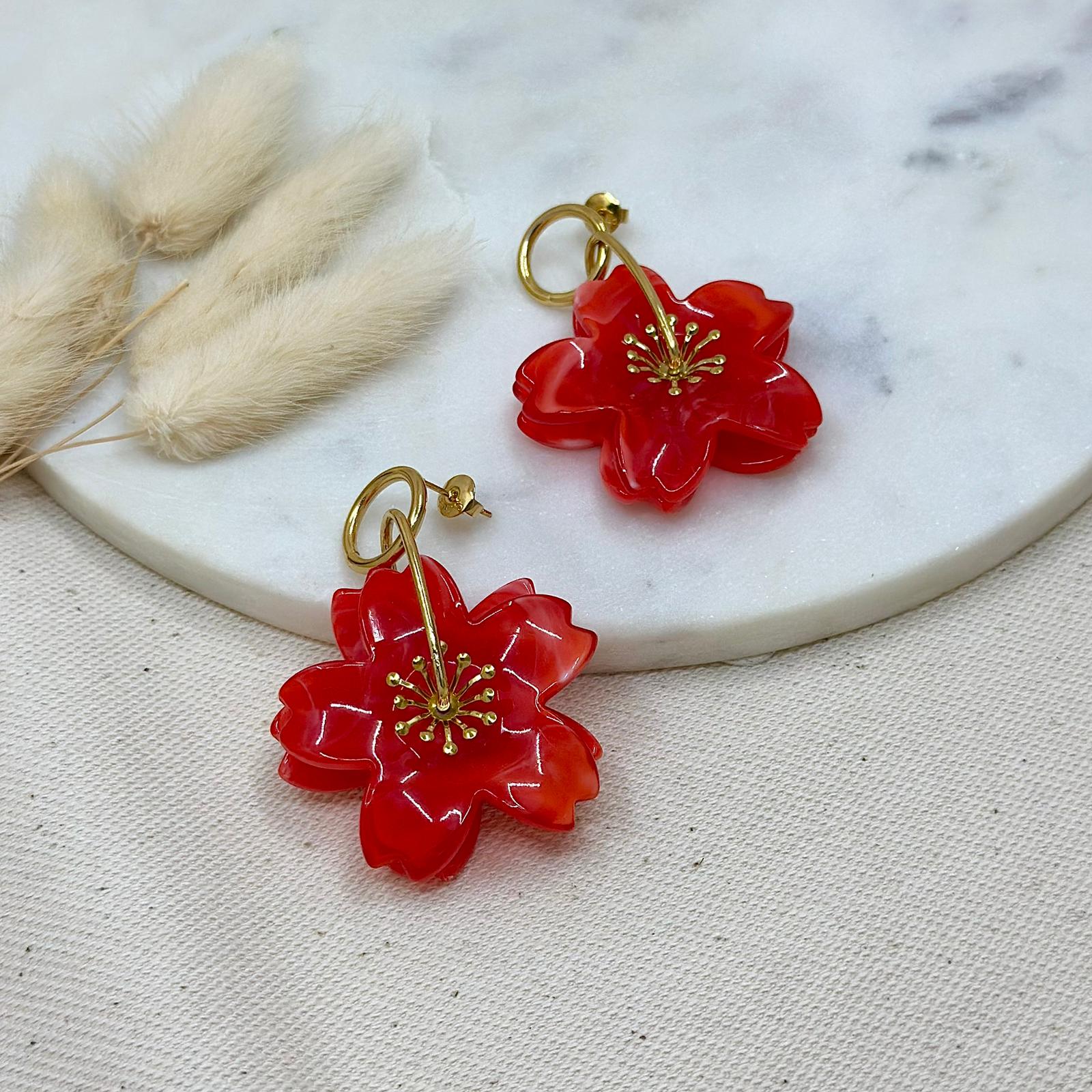 Boucles d’oreilles FLORE