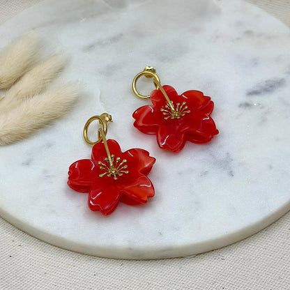 Boucles d’oreilles FLORE